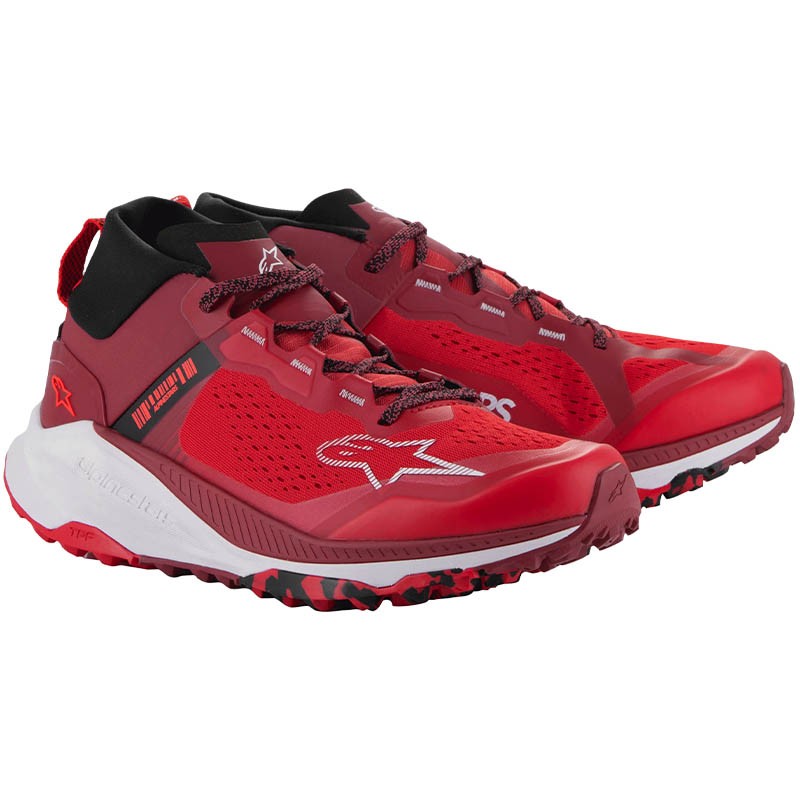 ZAPATILLAS ALPINESTARS META XR V2 BRIGHT RED/DARK RED/WHITE