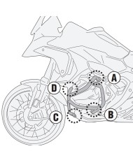 DEFENSAS DE MOTOR GIVI TN5143 BMW R 1300 GS