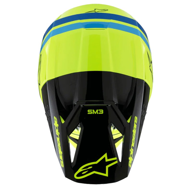 CASCO ALPINESTARS S-M3 INFANTIL RADIUM YELLOW FLUO/BLACK/BLUE