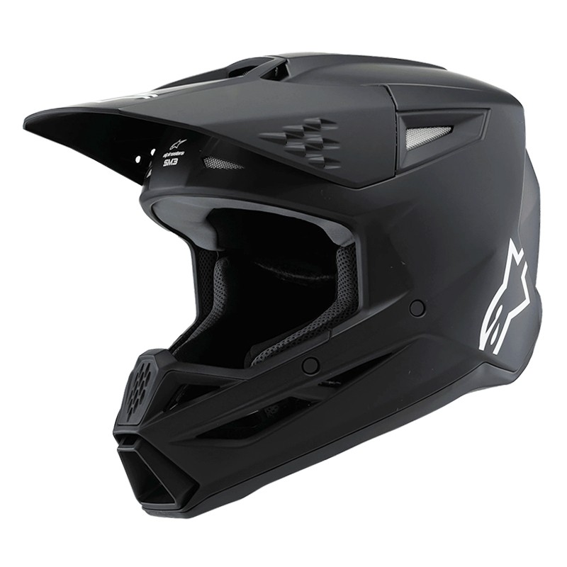 CASCO ALPINESTARS S-M3 INFANTIL BLACK MATT