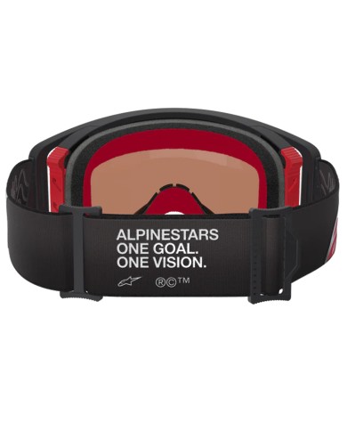 GAFAS ALPINESTARS SUPERTECH CORP BLACK/RED/LENS MIRROR SILVER