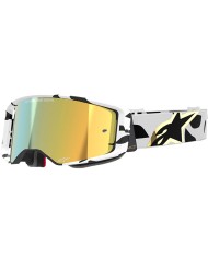 GAFAS ALPINESTARS SUPERTECH CORP WHITE/GOLD/LENS MIRROR GOLD