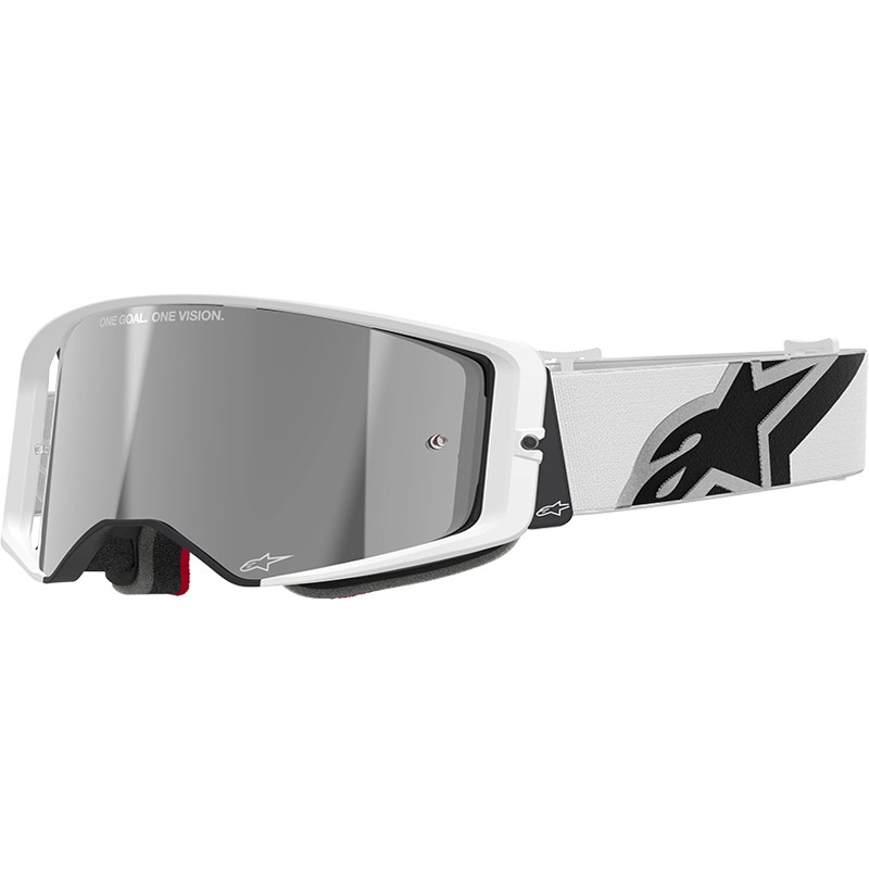 GAFAS ALPINESTARS SUPERTECH CORP WHITE//LENS MIRROR SILVER