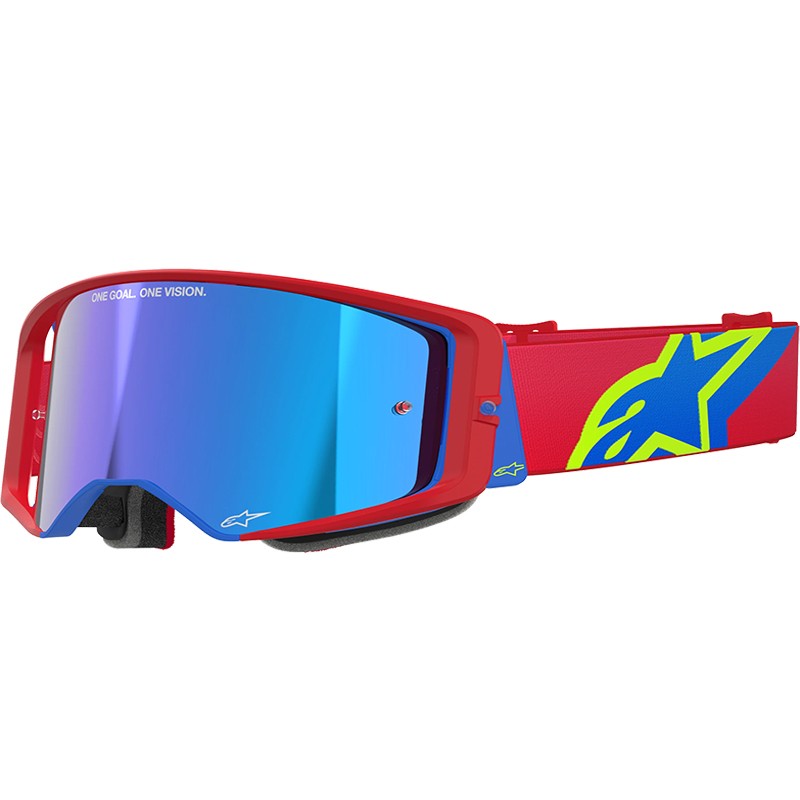 GAFAS ALPINESTARS SUPERTECH CORP RED/BLUE/LENS MIRROR BLUE