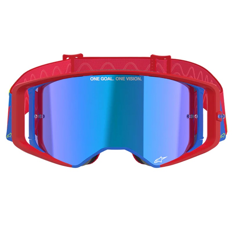 GAFAS ALPINESTARS SUPERTECH CORP RED/BLUE/LENS MIRROR BLUE