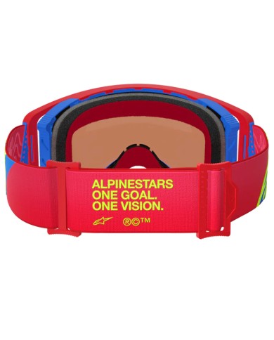 GAFAS ALPINESTARS SUPERTECH CORP RED/BLUE/LENS MIRROR BLUE