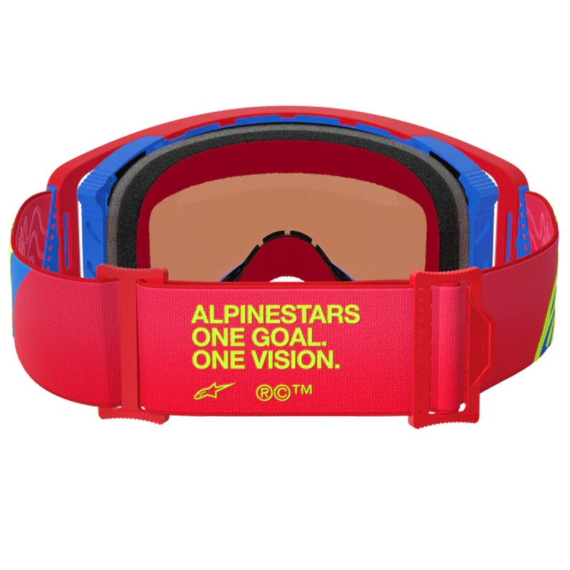 GAFAS ALPINESTARS SUPERTECH CORP RED/BLUE/LENS MIRROR BLUE