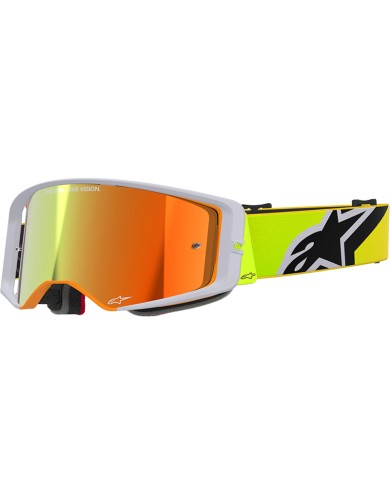 GAFAS ALPINESTARS SUPERTECH CORP YELLOW FLUO/GREY/LENS MIRROR RED