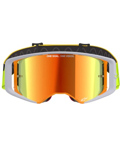 GAFAS ALPINESTARS SUPERTECH CORP YELLOW FLUO/GREY/LENS MIRROR RED