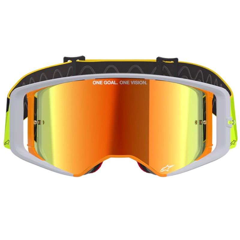 GAFAS ALPINESTARS SUPERTECH CORP YELLOW FLUO/GREY/LENS MIRROR RED