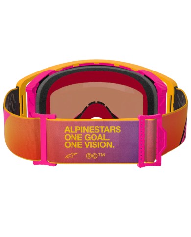 GAFAS ALPINESTARS SUPERTECH CORP YELLOW/PINK/LENS MIRROR RED