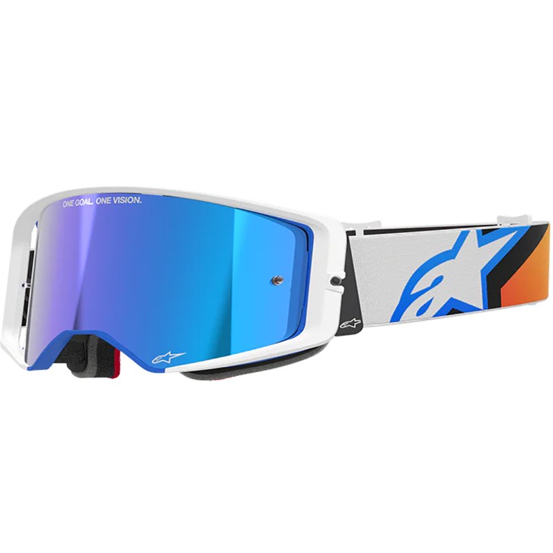 GAFAS ALPINESTARS SUPERTECH CORP BLUE/ORANGE/LENS MIRROR BLUE