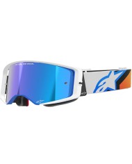 GAFAS ALPINESTARS SUPERTECH CORP BLUE/ORANGE/LENS MIRROR BLUE