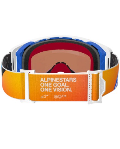 GAFAS ALPINESTARS SUPERTECH CORP BLUE/ORANGE/LENS MIRROR BLUE