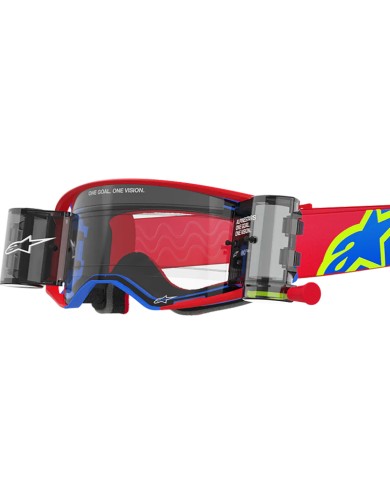 GAFAS ALPINESTARS SUPERTECH CORP ROLL-OFF RED/BLUE/YELLOW