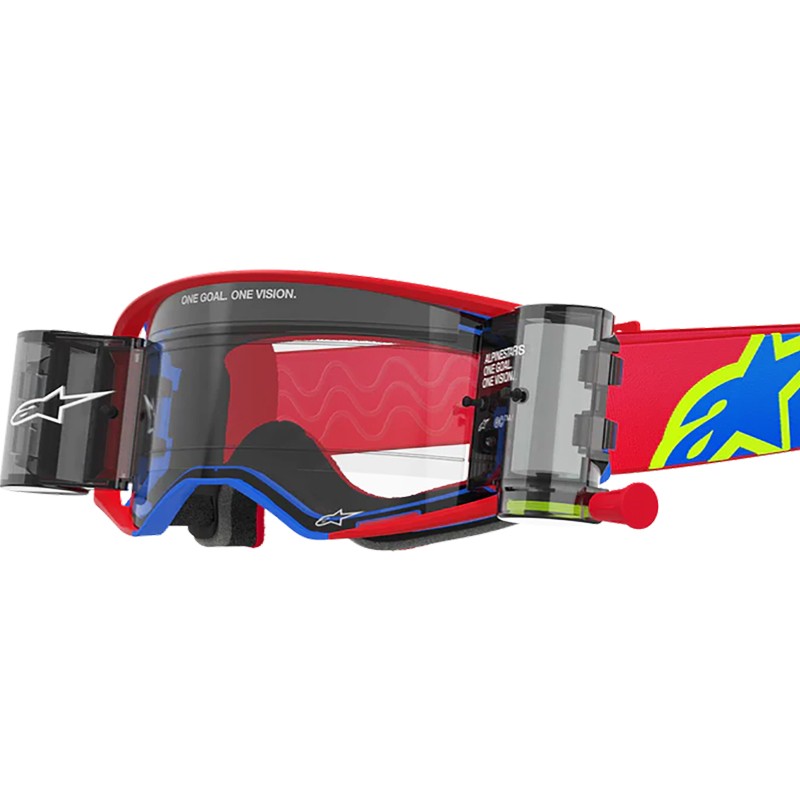 GAFAS ALPINESTARS SUPERTECH CORP ROLL-OFF RED/BLUE/YELLOW