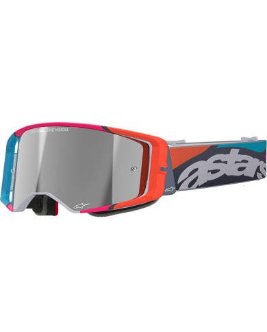 GAFAS ALPINESTARS SUPERTECH STREAM GRAY/MULTI/LENS MIRROR SILVER