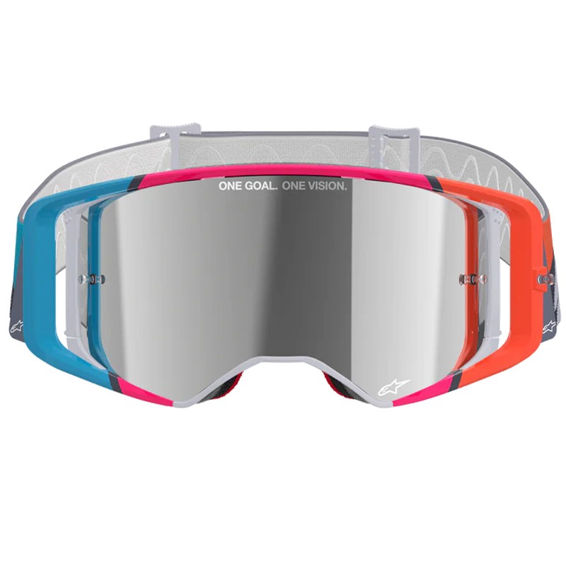 GAFAS ALPINESTARS SUPERTECH STREAM GRAY/MULTI/LENS MIRROR SILVER