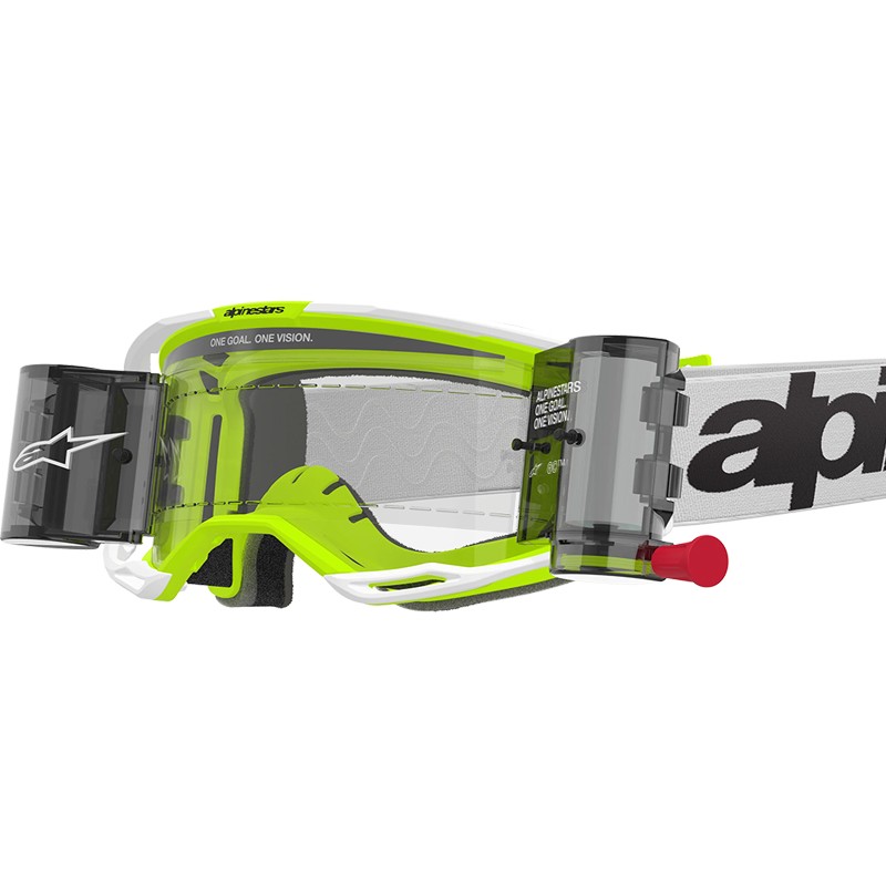 GAFAS ALPINESTARS VISION 8 WORDMARK ROLL-OFF YELLOW/FLUO