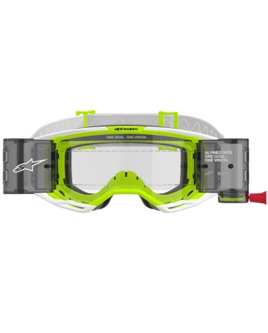 GAFAS ALPINESTARS VISION 8 WORDMARK ROLL-OFF YELLOW/FLUO
