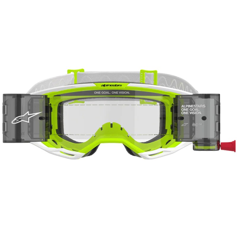 GAFAS ALPINESTARS VISION 8 WORDMARK ROLL-OFF YELLOW/FLUO