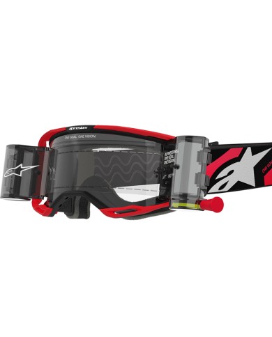 GAFAS ALPINESTARS VISION 8 LUAR ROLL-OFF RED/BLACK
