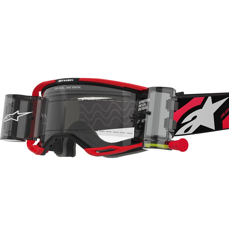 GAFAS ALPINESTARS VISION 8 LUAR ROLL-OFF RED/BLACK