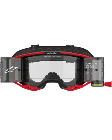 GAFAS ALPINESTARS VISION 8 LUAR ROLL-OFF RED/BLACK