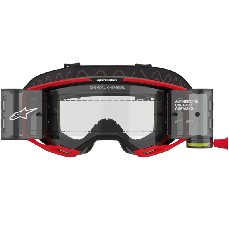 GAFAS ALPINESTARS VISION 8 LUAR ROLL-OFF RED/BLACK