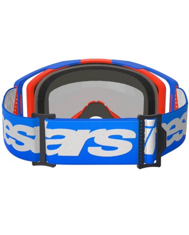 GAFAS ALPINESTARS VISION 8 WORDMARK BLUE/ORANGE/LENS MIRROR RED