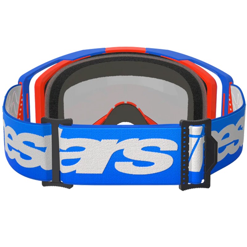 GAFAS ALPINESTARS VISION 8 WORDMARK BLUE/ORANGE/LENS MIRROR RED