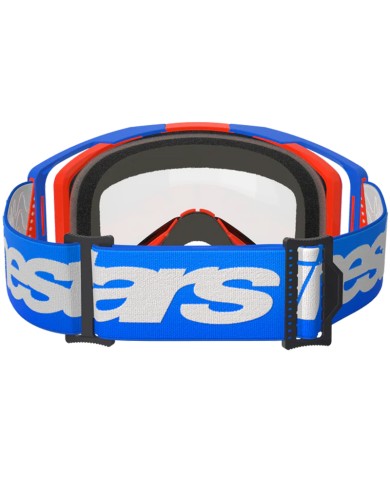 GAFAS ALPINESTARS VISION 8 WORDMARK BLUE/ORANGE/LENS CLEAR