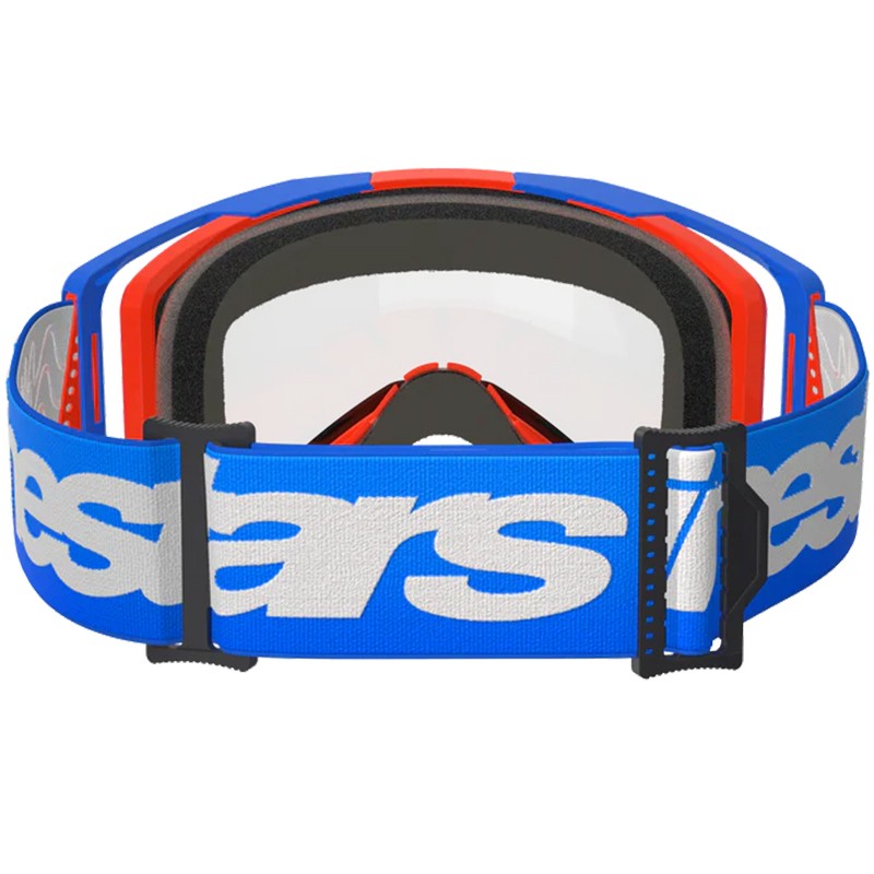 GAFAS ALPINESTARS VISION 8 WORDMARK BLUE/ORANGE/LENS CLEAR