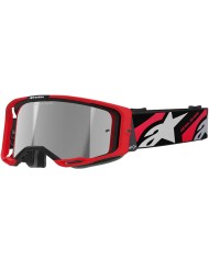 GAFAS ALPINESTARS VISION 8 LUAR RED/BLACK/LENS MIRROR SILVER