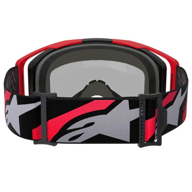 GAFAS ALPINESTARS VISION 8 LUAR RED/BLACK/LENS MIRROR SILVER