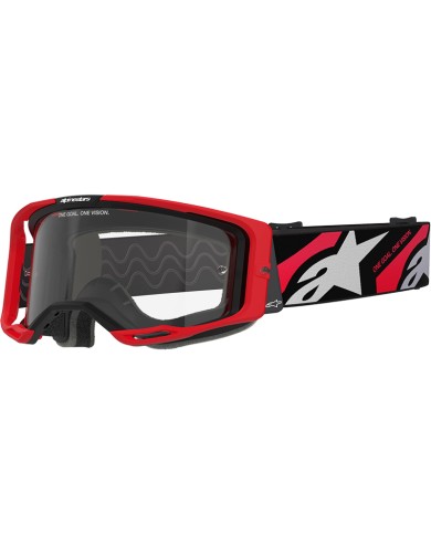 GAFAS ALPINESTARS VISION 8 LUAR RED/BLACK/LENS CLEAR