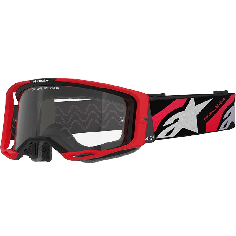 GAFAS ALPINESTARS VISION 8 LUAR RED/BLACK/LENS CLEAR