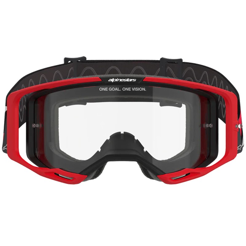 GAFAS ALPINESTARS VISION 8 LUAR RED/BLACK/LENS CLEAR
