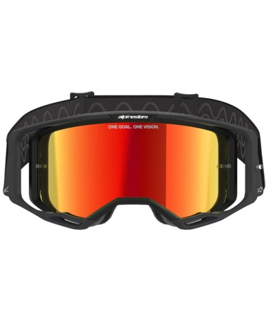GAFAS ALPINESTARS VISION 8 CORP BLACK/LENS MIRROR RED