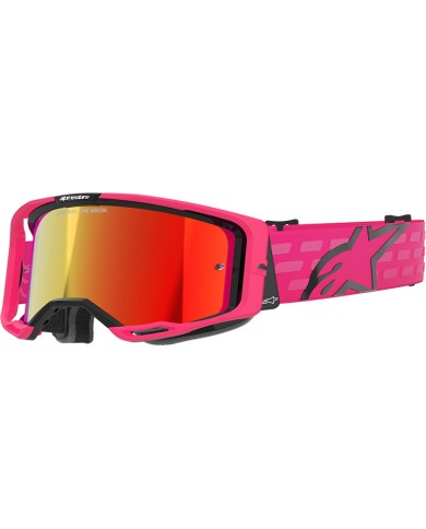 GAFAS ALPINESTARS VISION 8 CORP PINK/LENS MIRROR RED