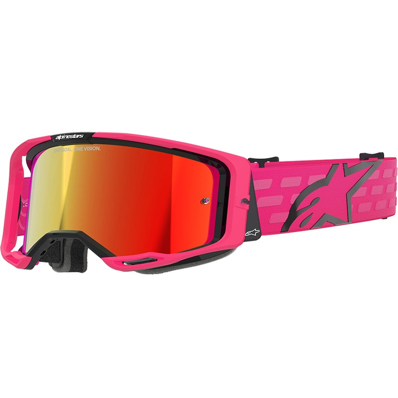 GAFAS ALPINESTARS VISION 8 CORP PINK/LENS MIRROR RED