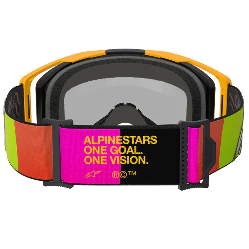 GAFAS ALPINESTARS VISION 8 CORP YELLOW/PINK/LENS MIRROR RED