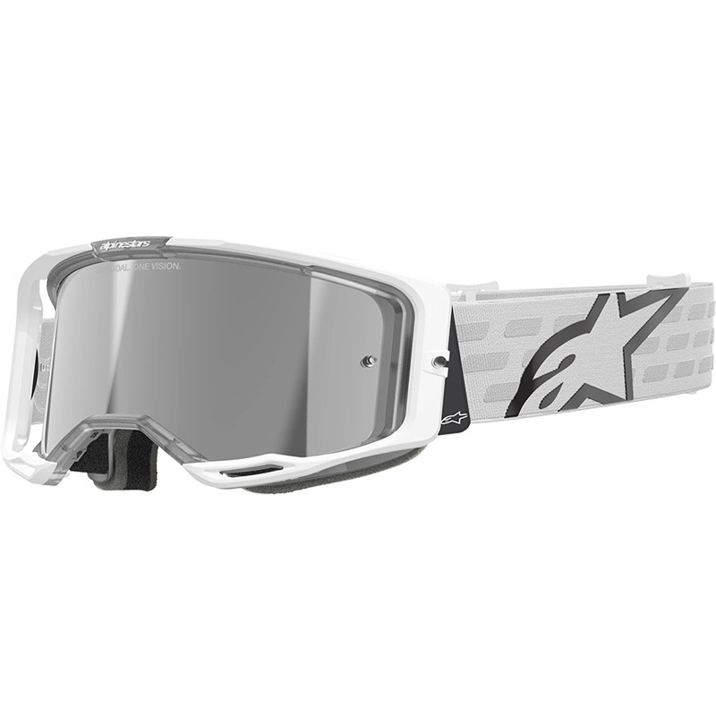 GAFAS ALPINESTARS VISION 8 CORP WHITE/LENS MIRROR SILVER