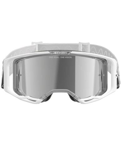 GAFAS ALPINESTARS VISION 8 CORP WHITE/LENS MIRROR SILVER