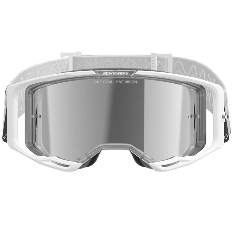 GAFAS ALPINESTARS VISION 8 CORP WHITE/LENS MIRROR SILVER