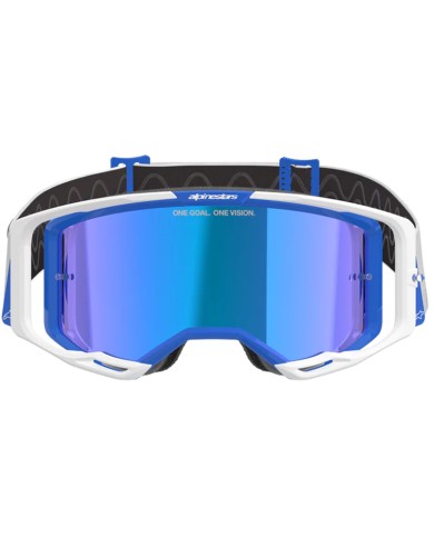 GAFAS ALPINESTARS VISION 8 CORP BLUE/WHITE/LENS MIRROR BLUE