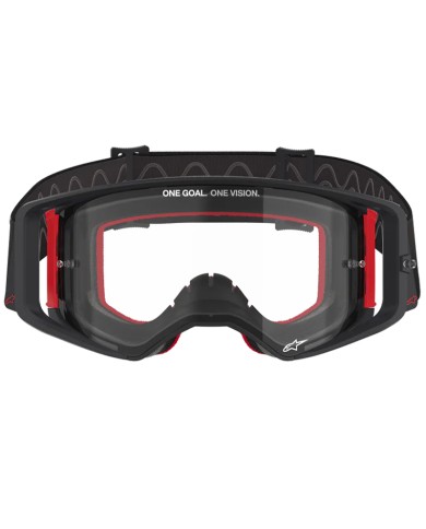 GAFAS ALPINESTARS SUPERTECH CORP BLACK/RED/LENS CLEAR