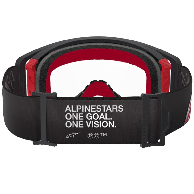 GAFAS ALPINESTARS SUPERTECH CORP BLACK/RED/LENS CLEAR