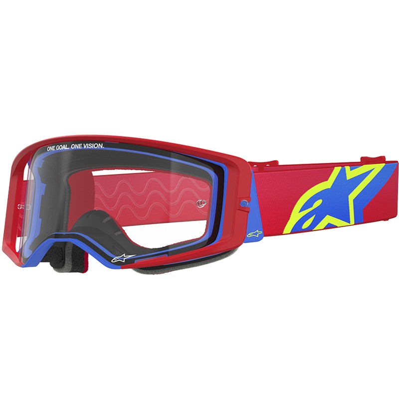 GAFAS ALPINESTARS SUPERTECH CORP RED/BLUE/LENS CLEAR