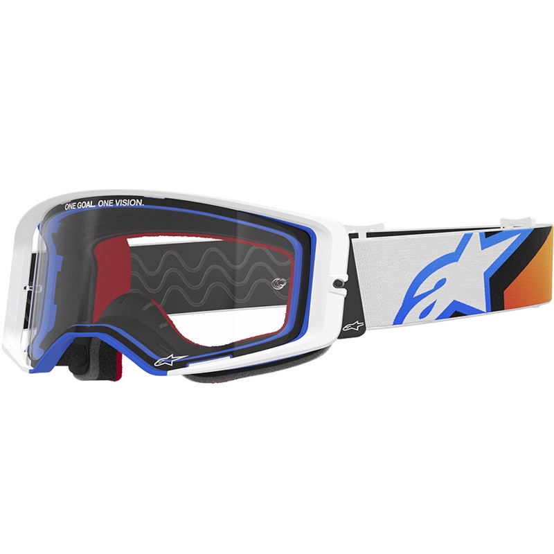 GAFAS ALPINESTARS SUPERTECH CORP BLUE/ORANGE/LENS CLEAR